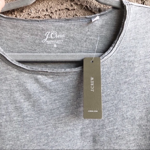 SOLD J. CREW  Supima Cotton Soft Raw Edge T Shirt - Picture 3 of 5